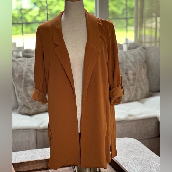 NWT 🌻Copper 3/4 sleeve Blazer - Picture 2 of 10